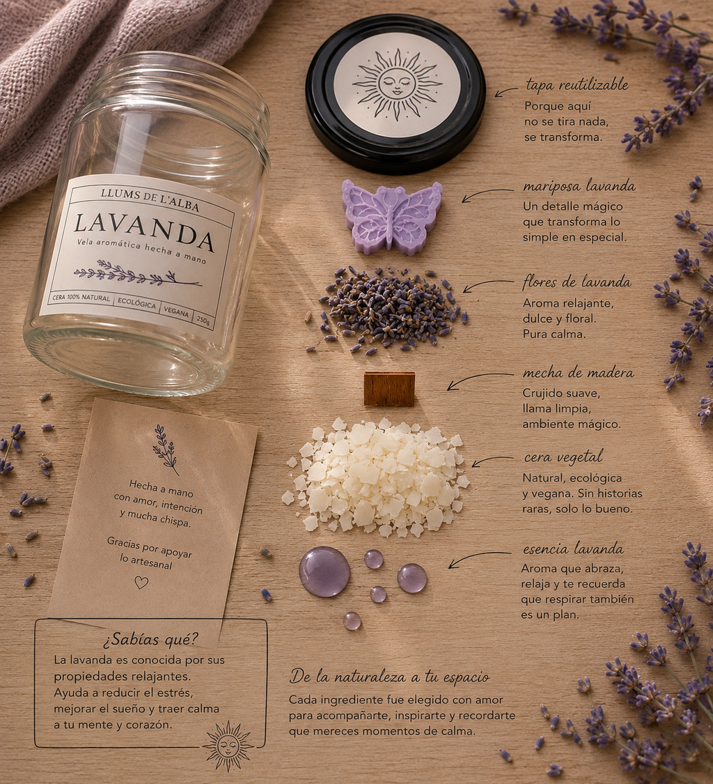 Vela aromática Lavanda
