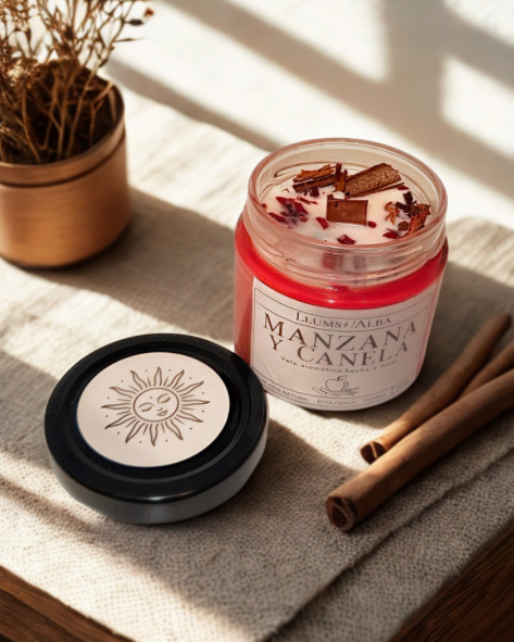 Vela aromática Manzana y Canela