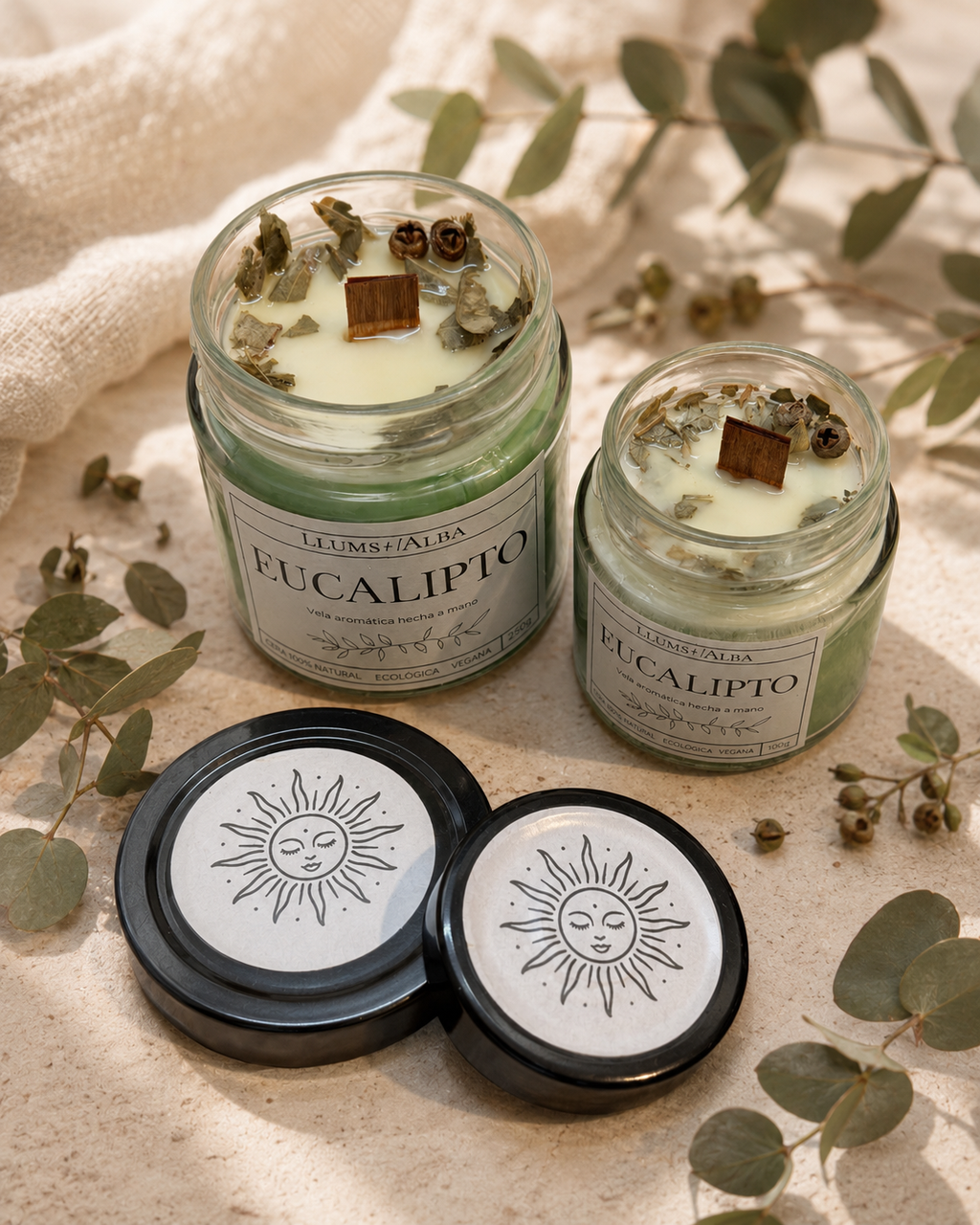 Vela aromática Eucalipto y Menta