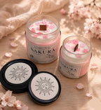 Velas Sakura de Llums de l’Alba en 100 g y 200 g