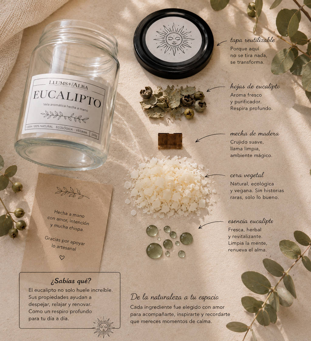 Vela aromática Eucalipto y Menta
