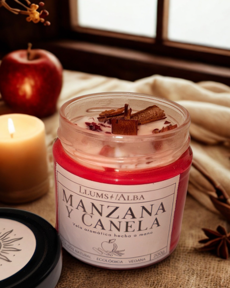 Vela aromática Manzana y Canela