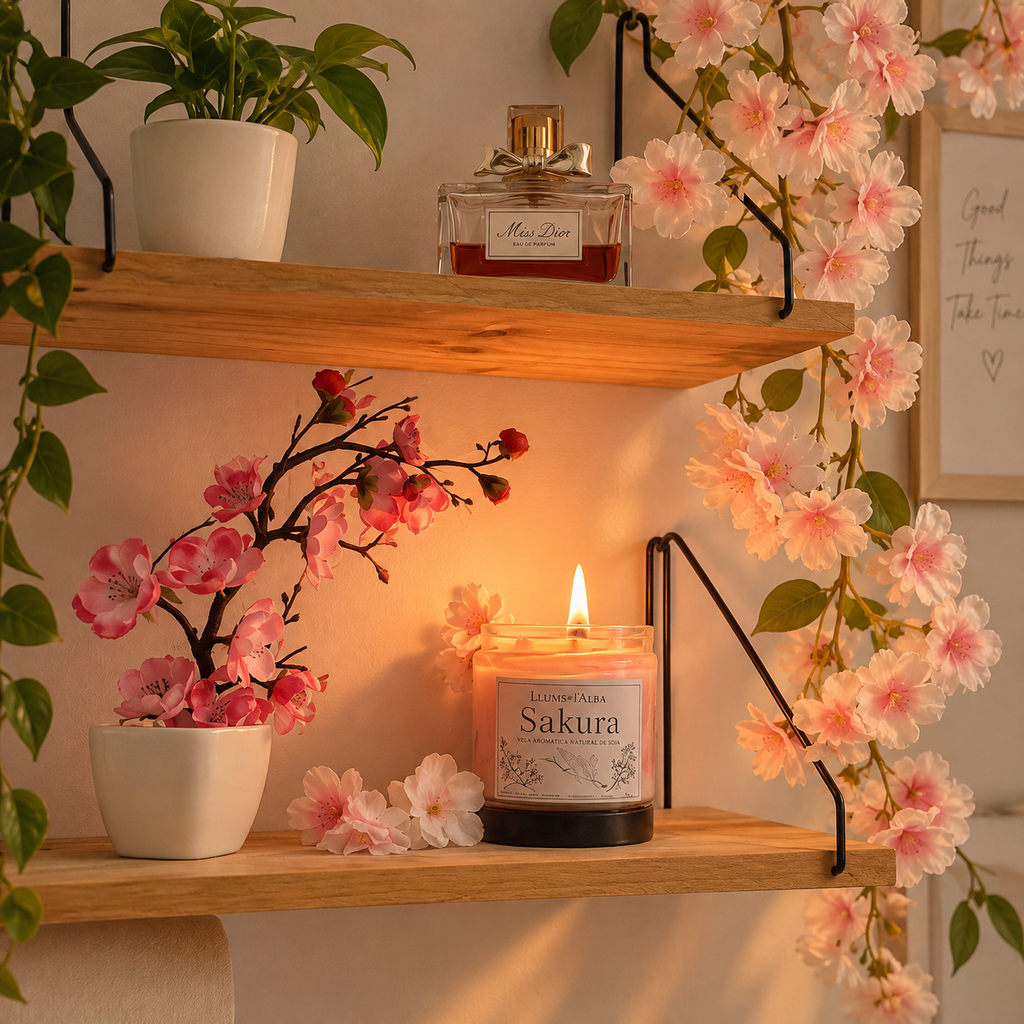 Vela aromática Sakura